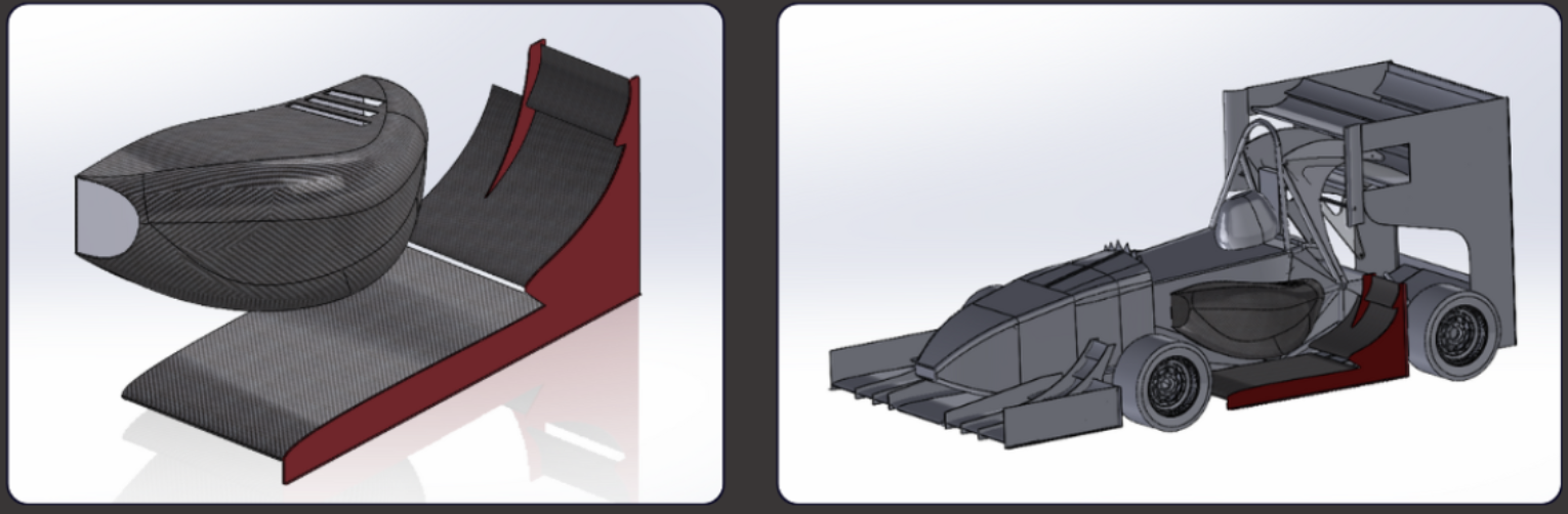 FSAE Sidepod and Sidewing
