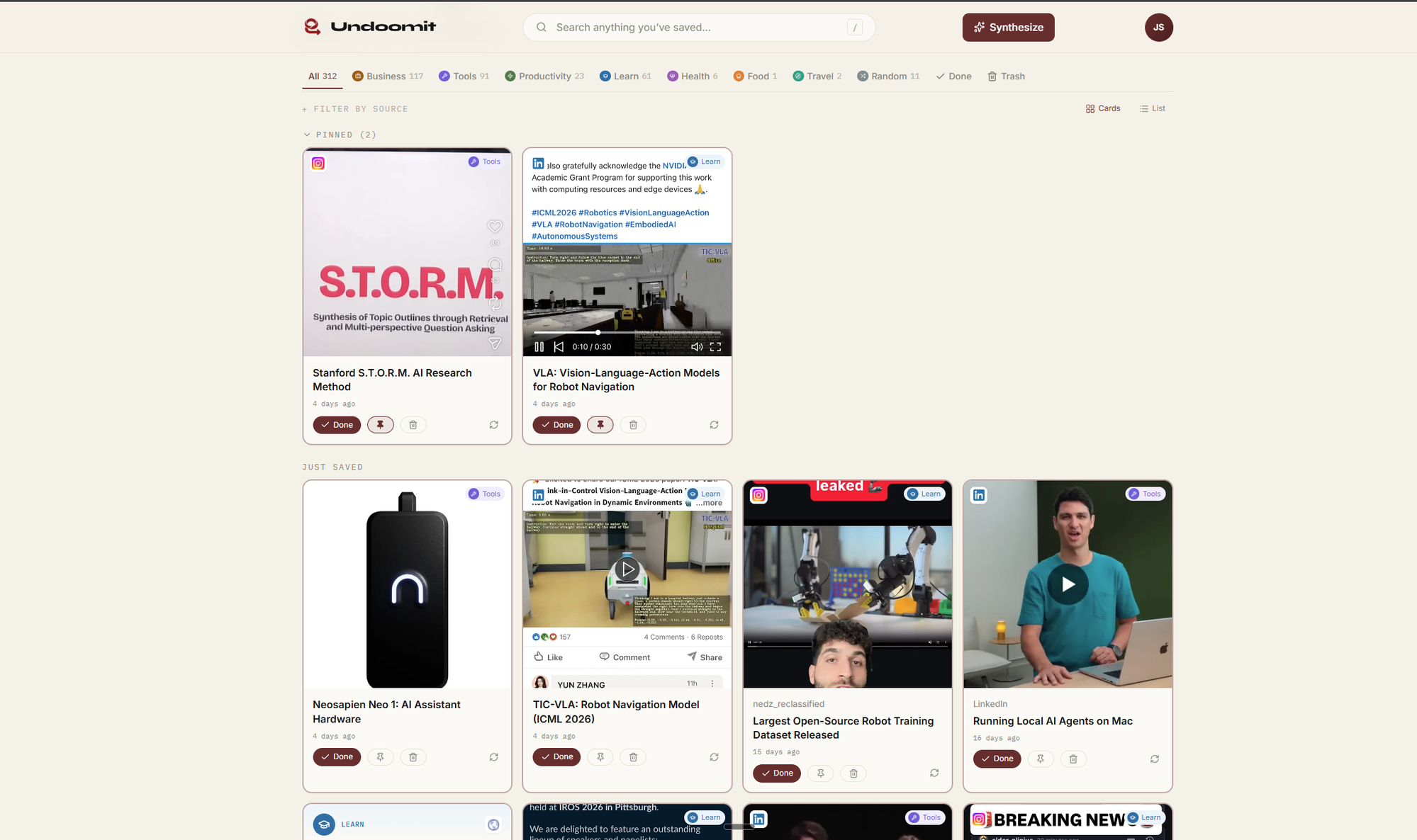 Undoomit hub